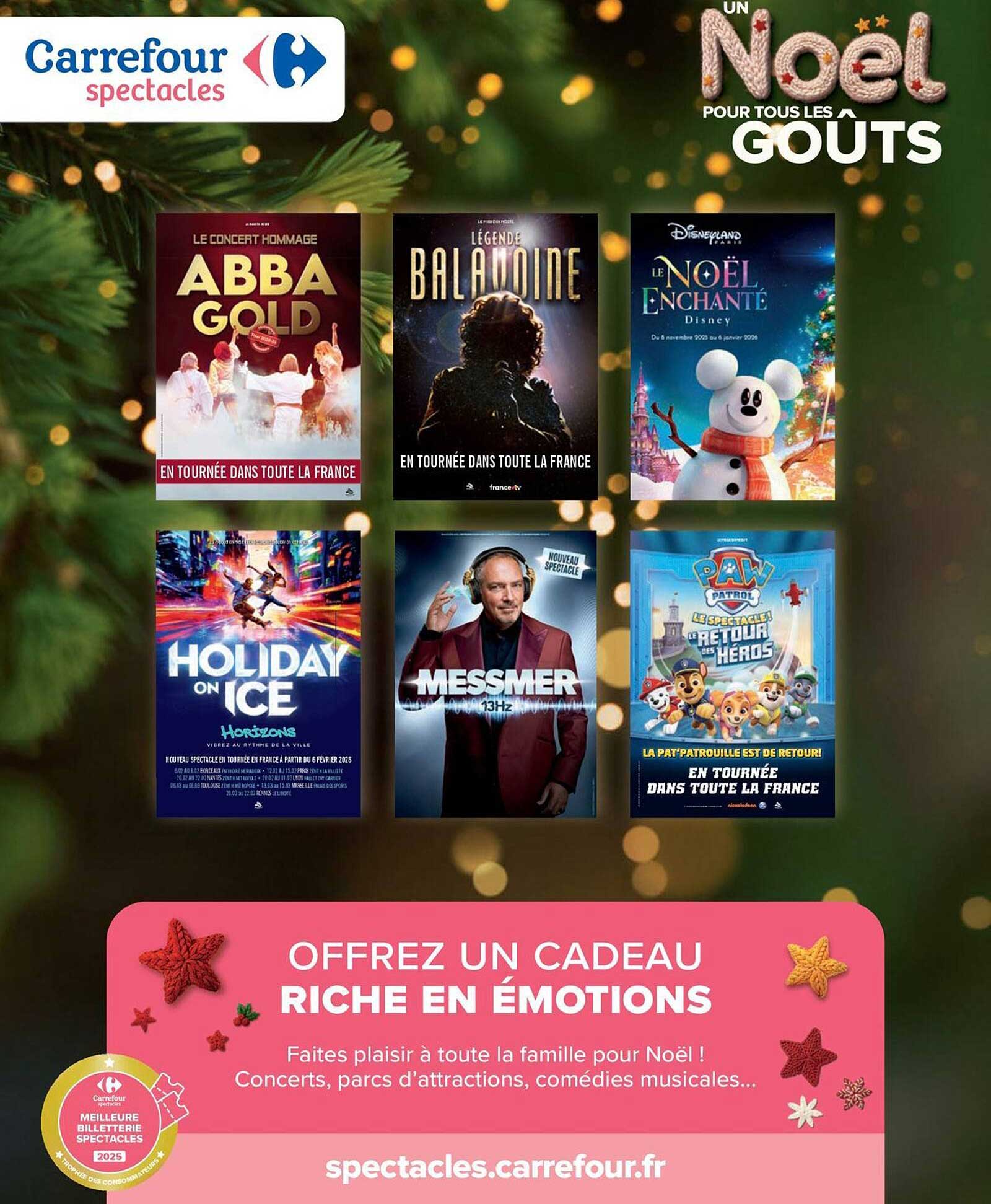 OFFREZ UN CADEAU RICHE EN ÉMOTIONS