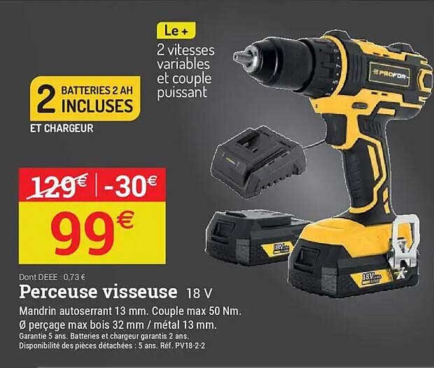 Perceuse visseuse 18 V
