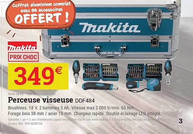Perceuse visseuse DDF484