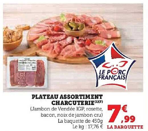 PLATEAU ASSORTIMENT CHARCUTERIE (LIF)