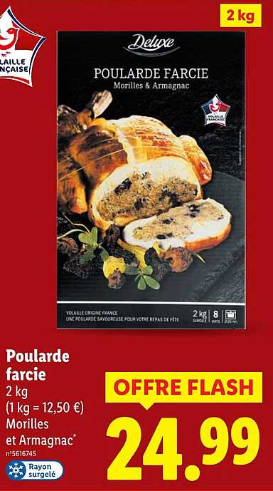 POULARDE FARCIE MORILLES & ARMAGNAC