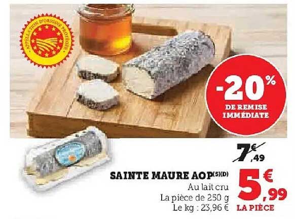 SAINTE MAURE AOP (PI) (S/D)