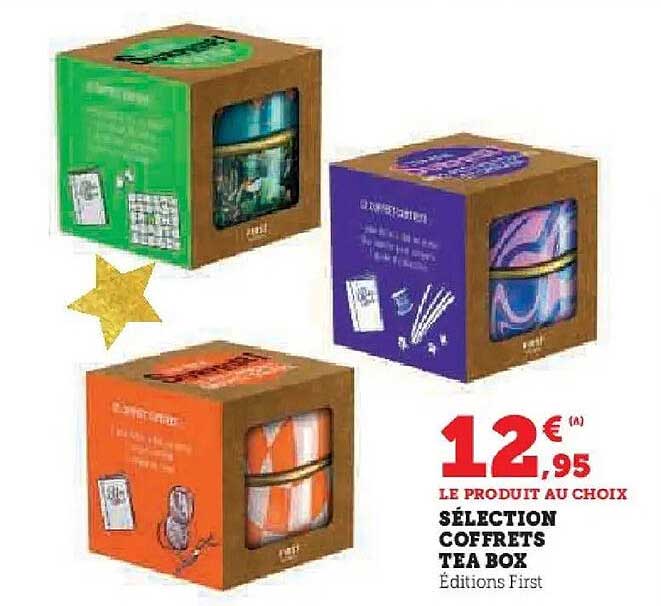 SÉLECTION COFFRETS TEA BOX