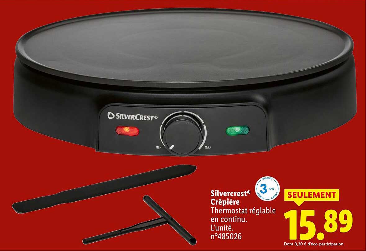 Crepiere Electrique Lidl