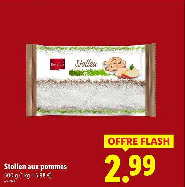 Stollen aux pommes
