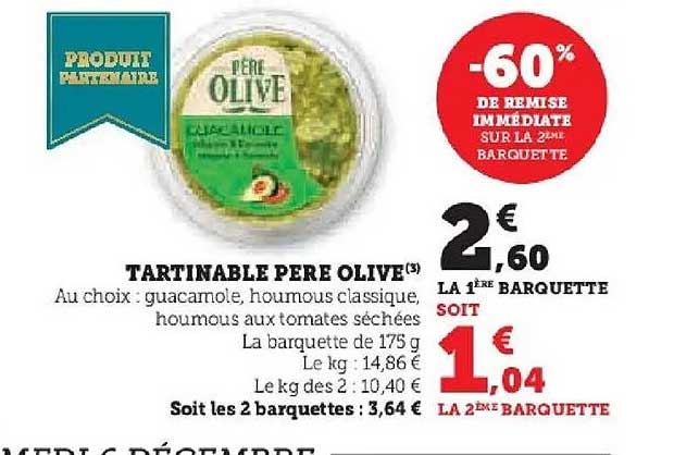 TARTINABLE PERE OLIVE