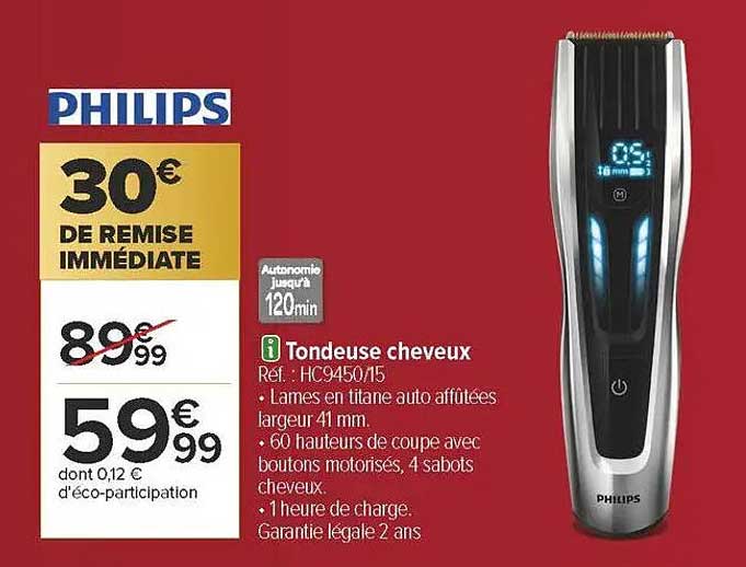 Tondeuse cheveux Philips HC9450/15
