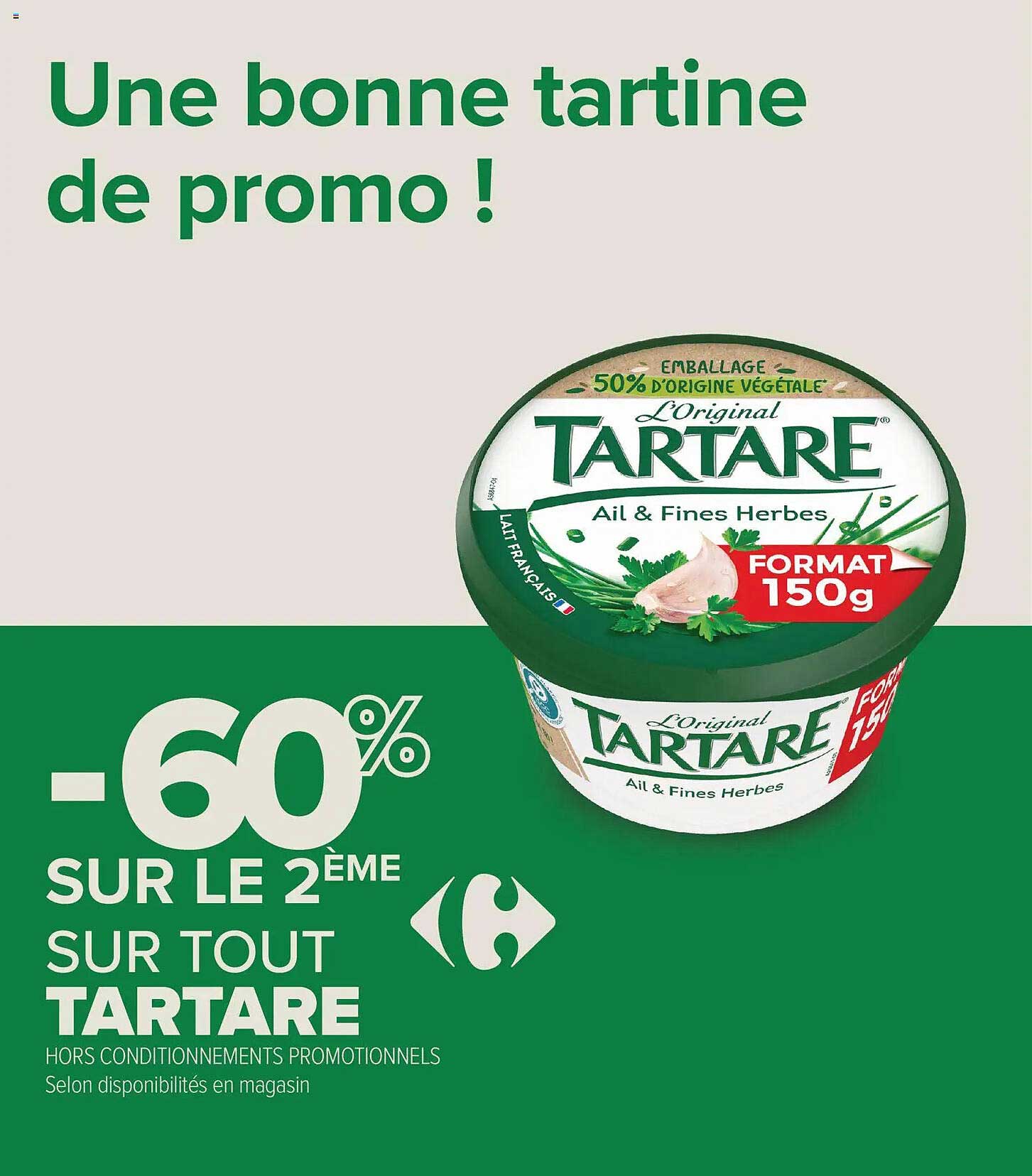 Une bonne tartine de promo !