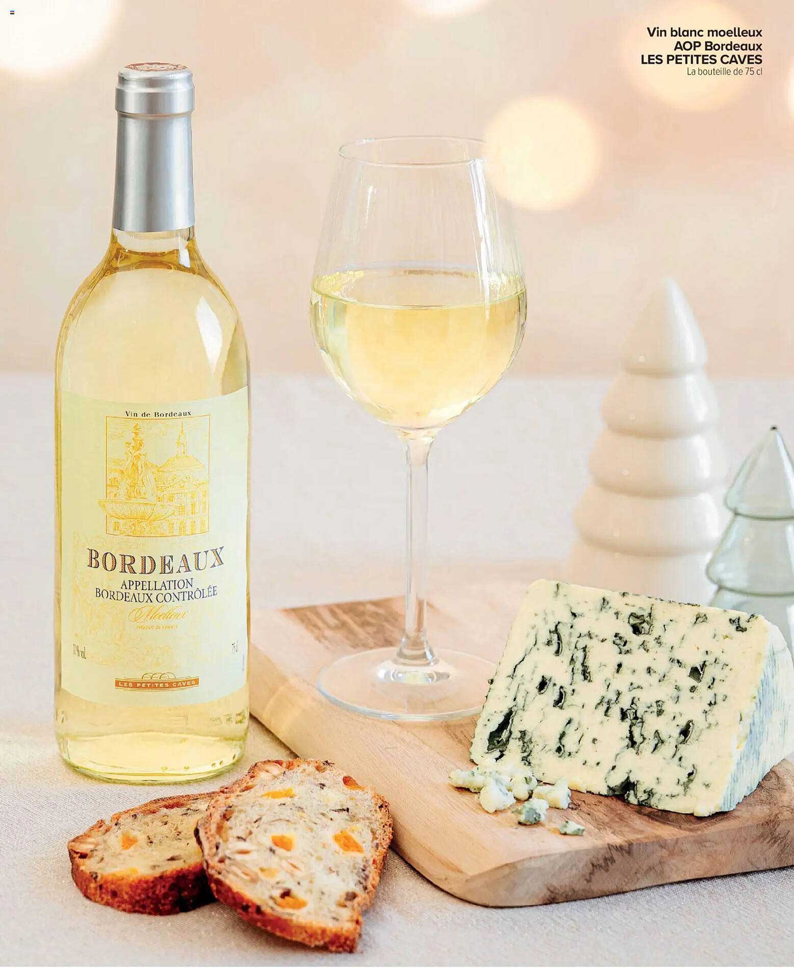 Vin blanc moelleux AOP Bordeaux Les Petites Caves