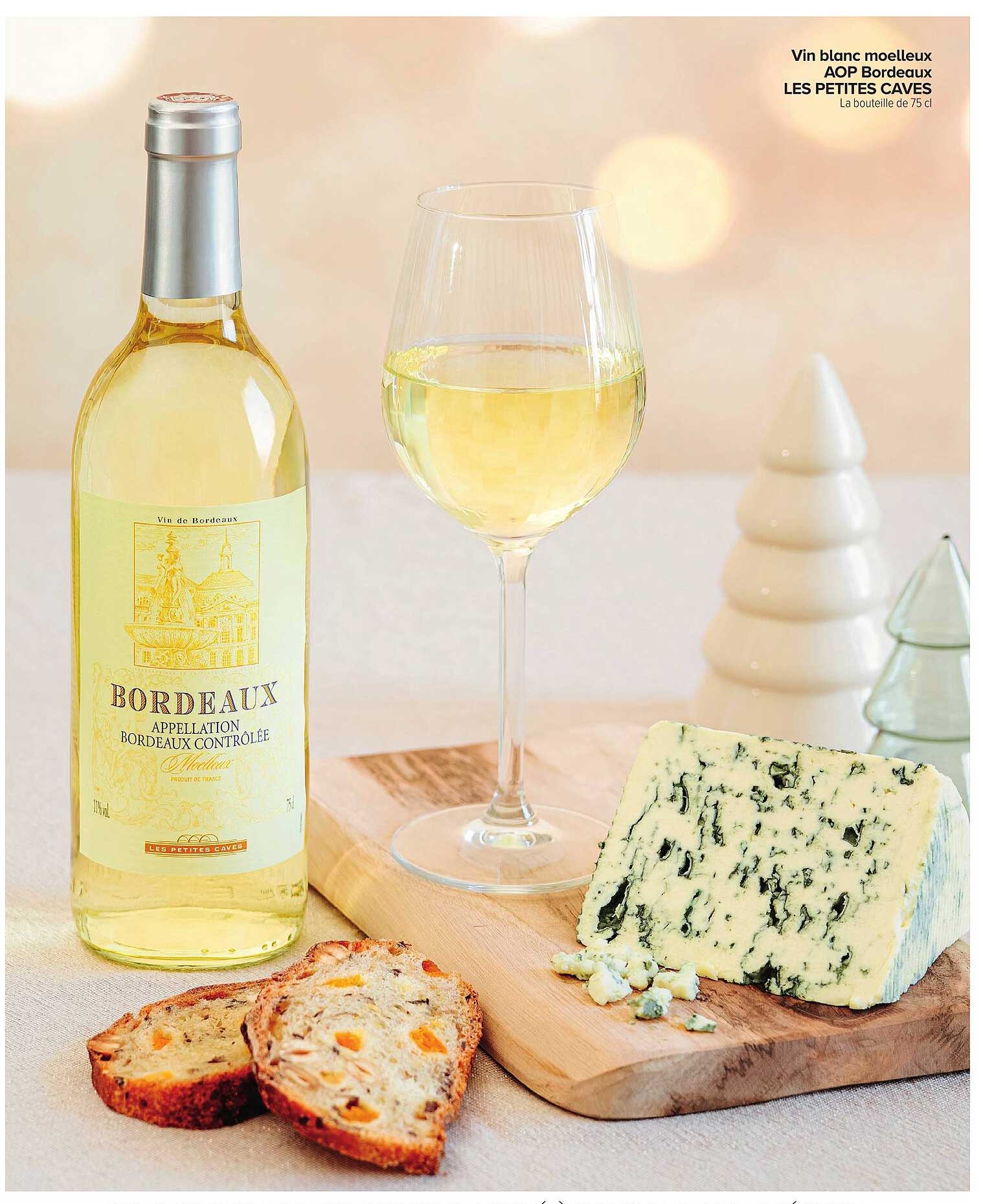 Vin blanc moelleux AOP Bordeaux LES PETITES CAVES