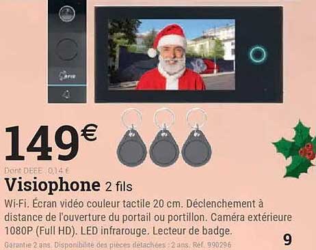 Visiophone 2 fils
