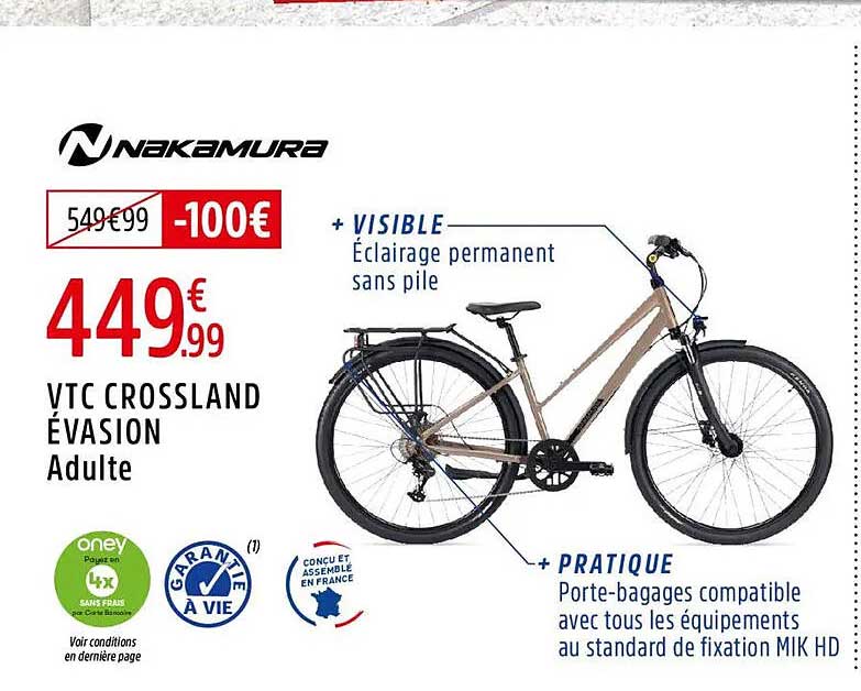 VTC CROSSLAND ÉVASION Adultes -100€