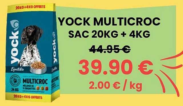 YOCK MULTICROC SAC 20KG + 4KG OFFERTS