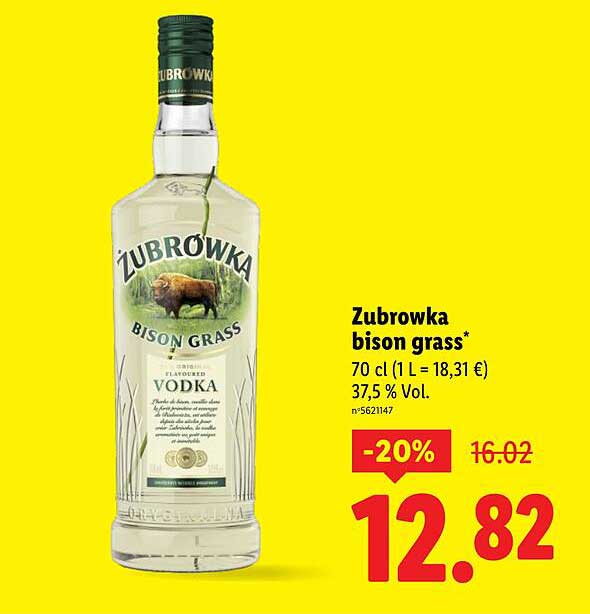 Zubrowka bison grass*
