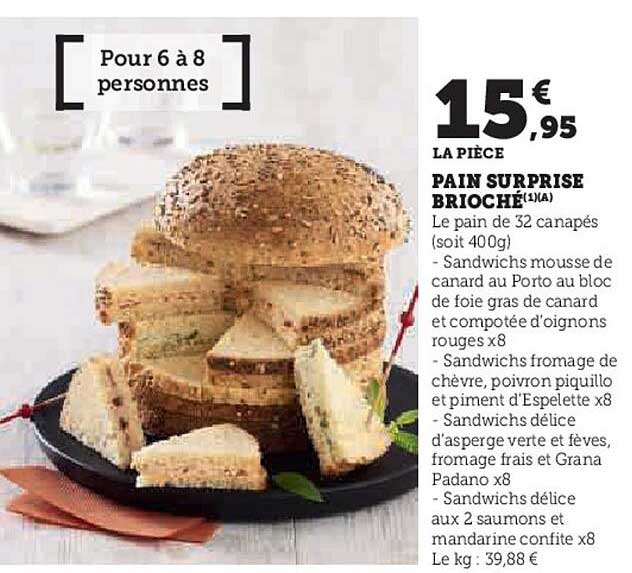 PAIN SURPRISE BRIOCHÉ