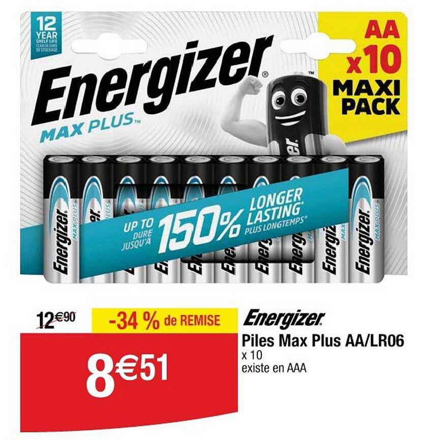 Piles Max Plus AA/LR06 x 10