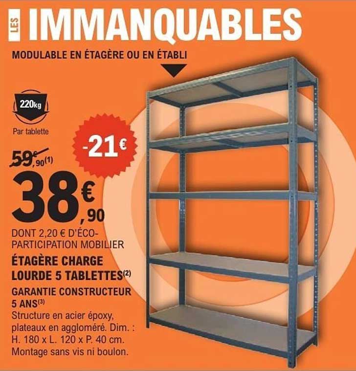 Etagere Brico Leclerc