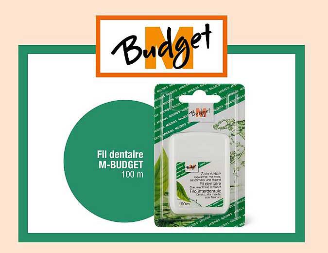 Fil dentaire M-BUDGET