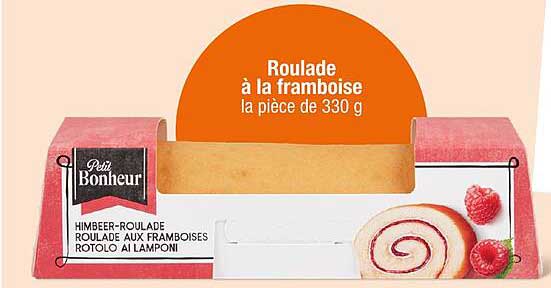 Roulade à la framboise