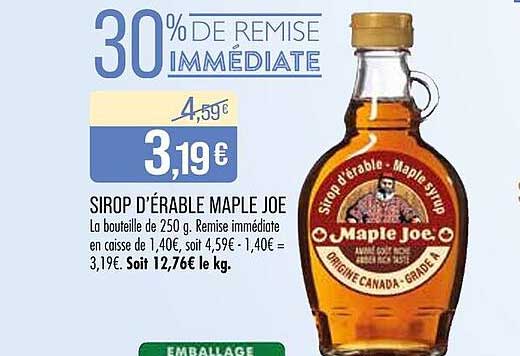 SIROP D'ÉRABLE MAPLE JOE