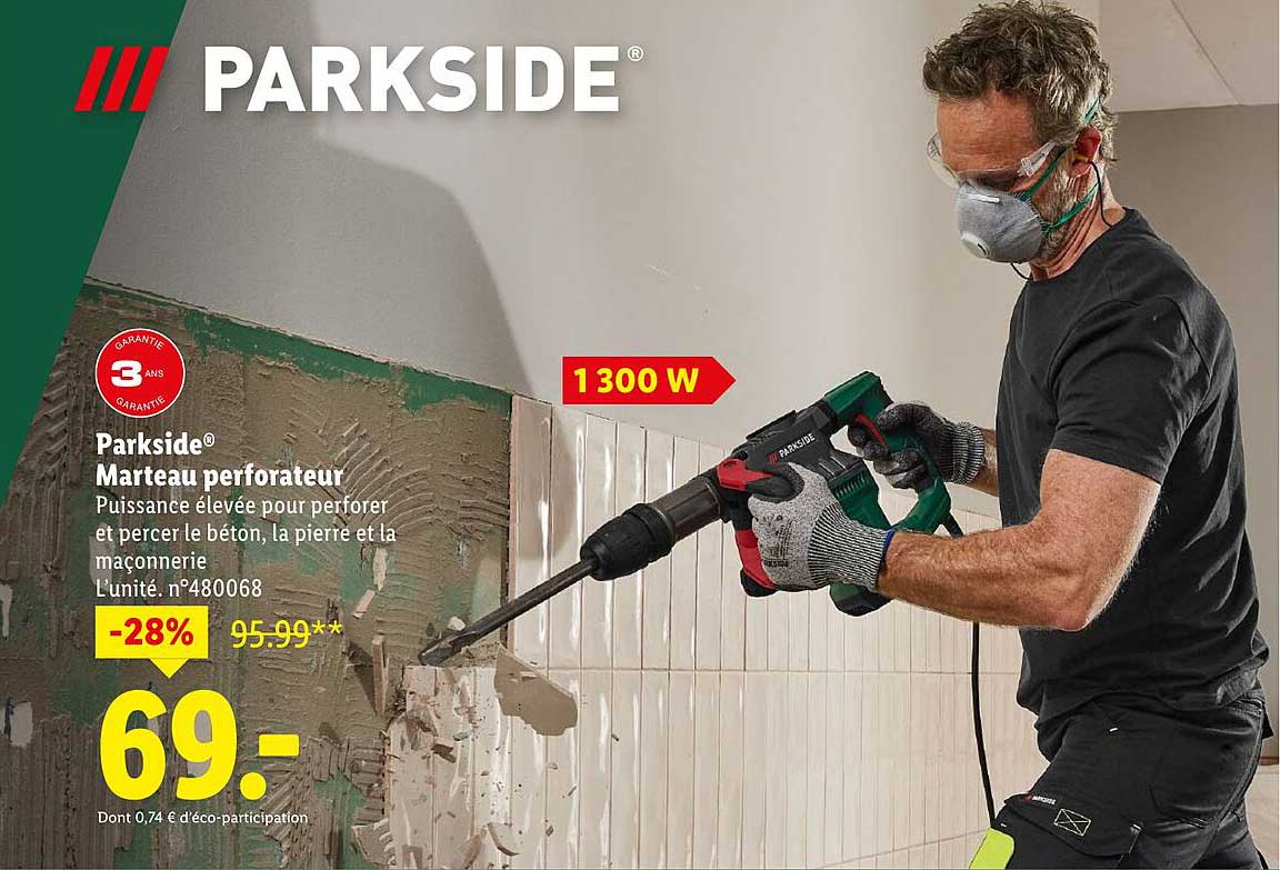 Parkside® Marteau perforateur
