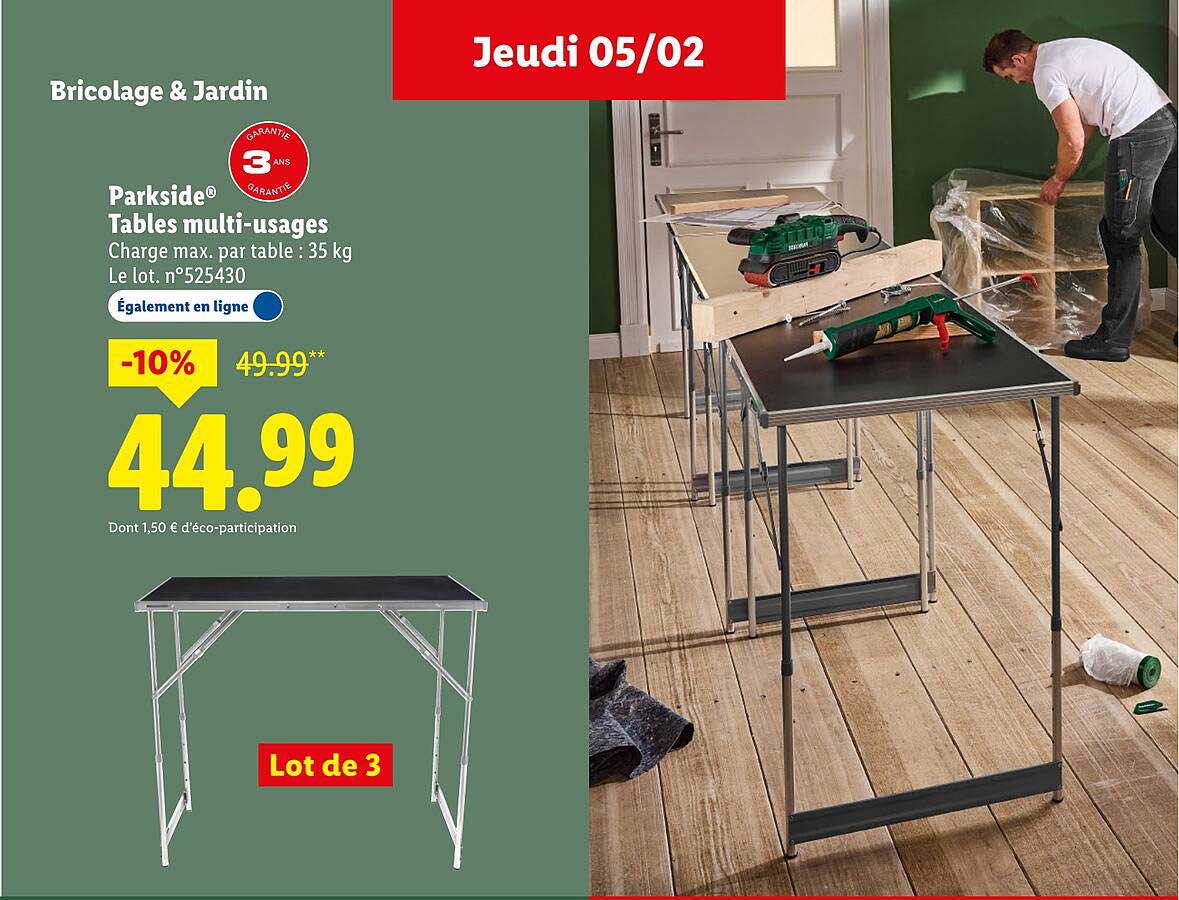 Table A Tapisser Lidl