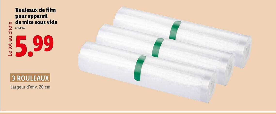 Rouleaux Sous Vide Lidl