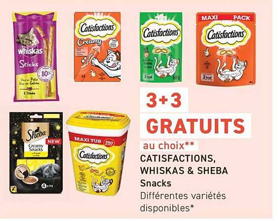 3 + 3 GRATUITS