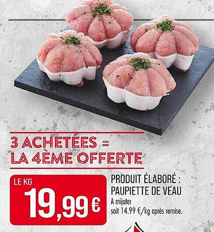 3 ACHETÉES = LA 4ÈME OFFERT