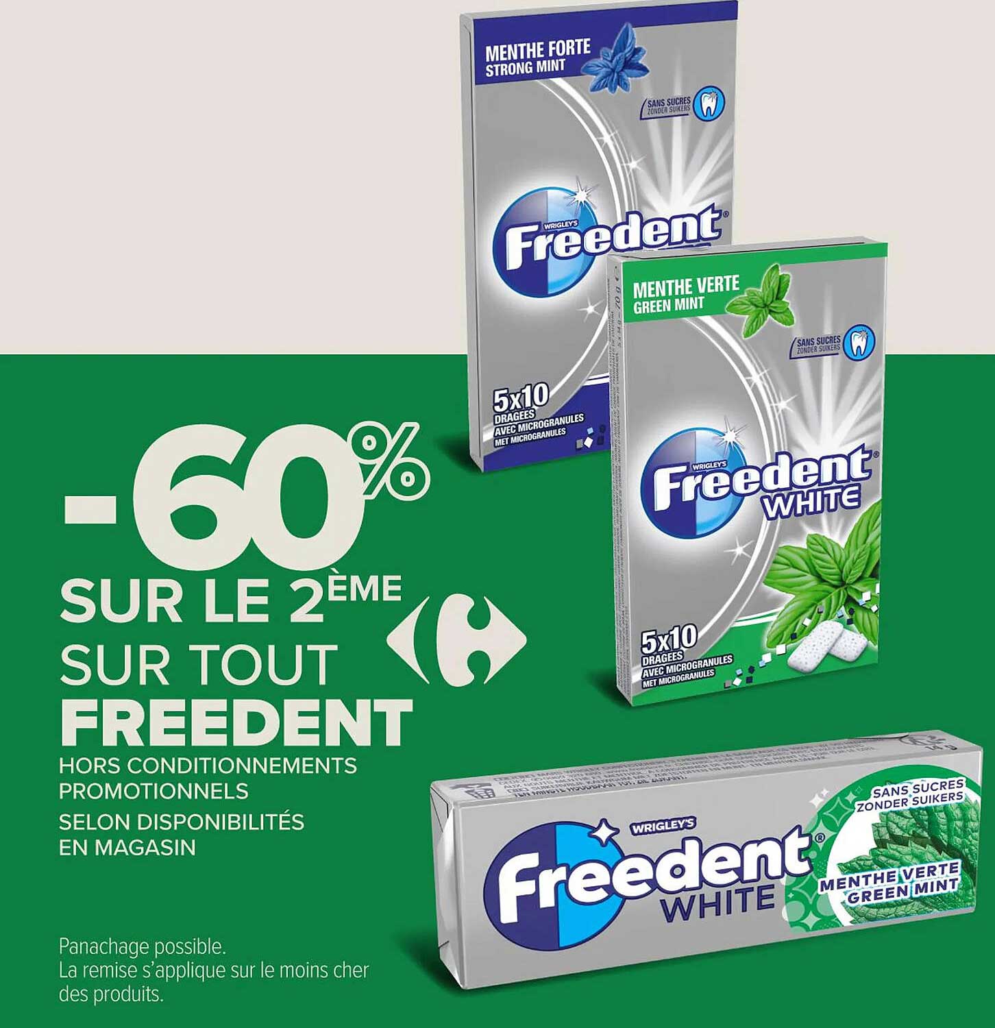 -60% SUR LE 2ème SUR TOUT FREEDENT