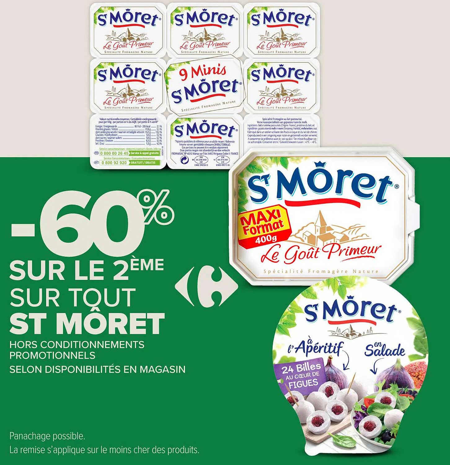-60% SUR LE 2ÈME SUR TOUT ST MÒRET