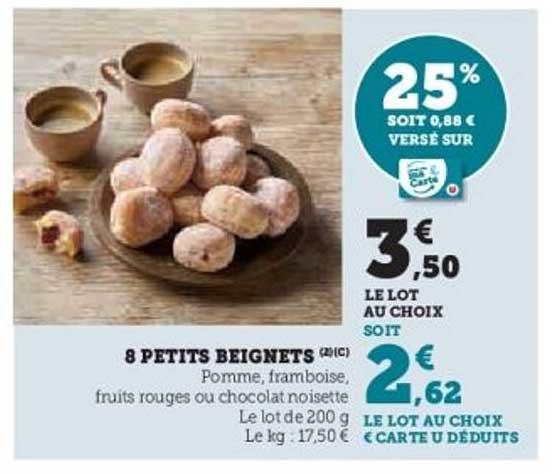 8 PETITS BEIGNETS (2/IC)
