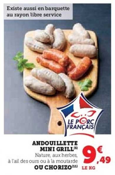 ANDOUILLETTE MINI GRILL
