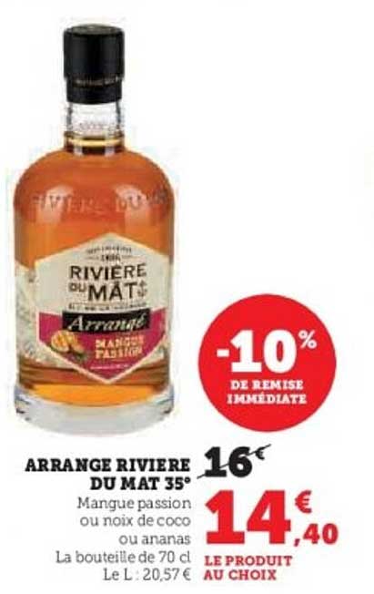 ARRANGE RIVIERE DU MAT 35°