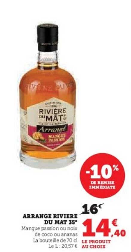 ARRANGE RIVIERE DU MAT 35°