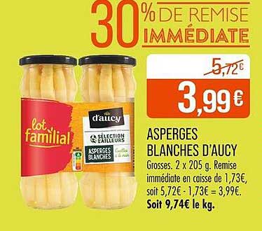 ASPERGES BLANCHES D'AUCY