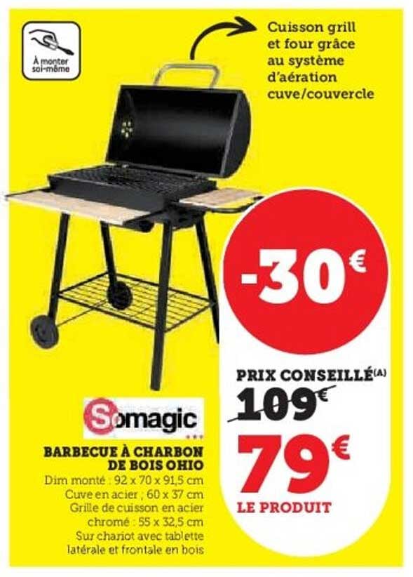 BARBECUE À CHARBON DE BOIS OHIO