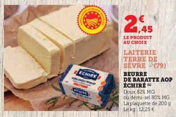 Beurre de Baratte AOP Échiré