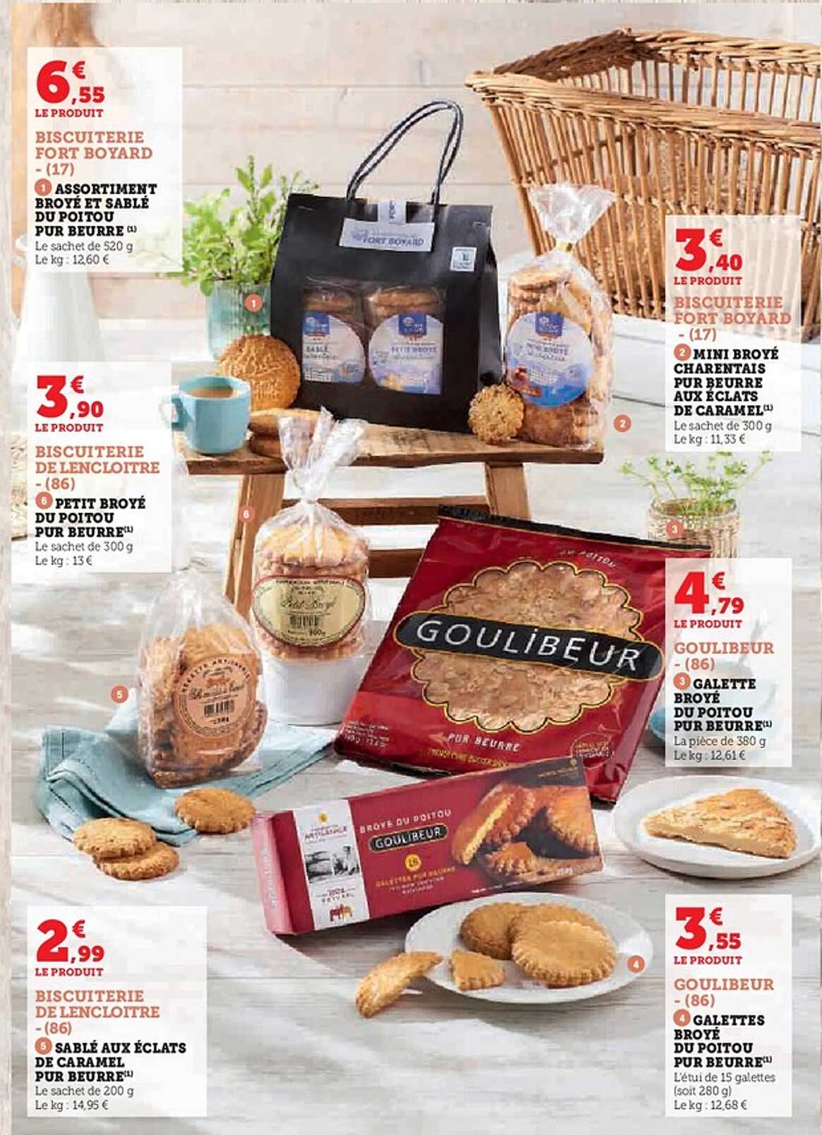 Biscuiterie Fort Boyard - Assortiment broyé et sablé du Poitou