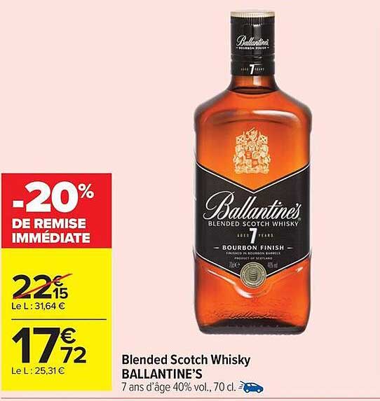 Blended Scotch Whisky BALLANTINE’S
