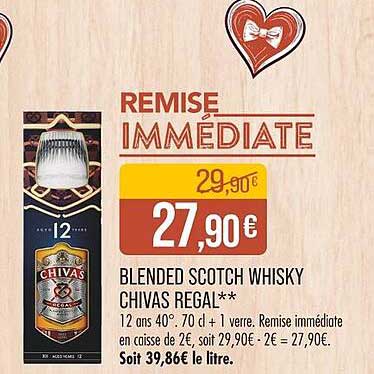 BLENDED SCOTCH WHISKY CHIVAS REGAL**