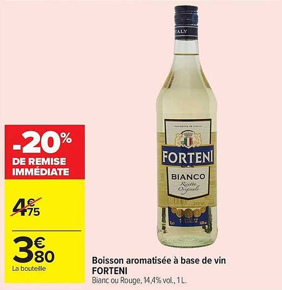 Boisson aromatisée à base de vin FORTENI