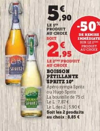 BOISSON PÉTILLANTE SPRITZ 10°