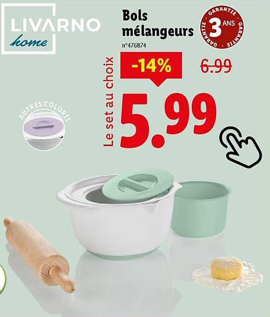 Bols mélangeurs