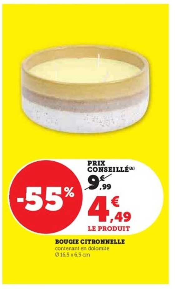 BOUGIE CITRONNELLE