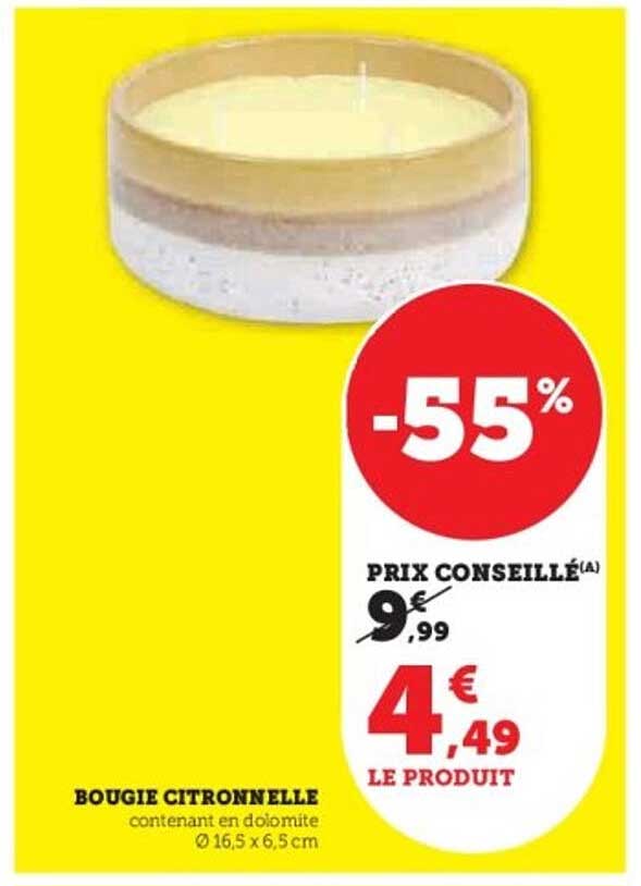 BOUGIE CITRONNELLE