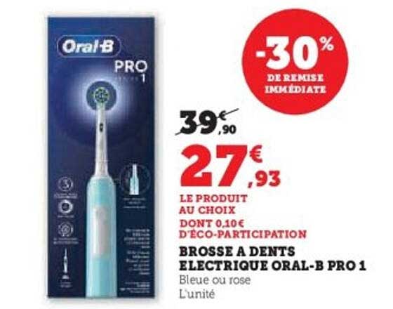 BROSSE A DENTS ELECTRIQUE ORAL-B PRO 1