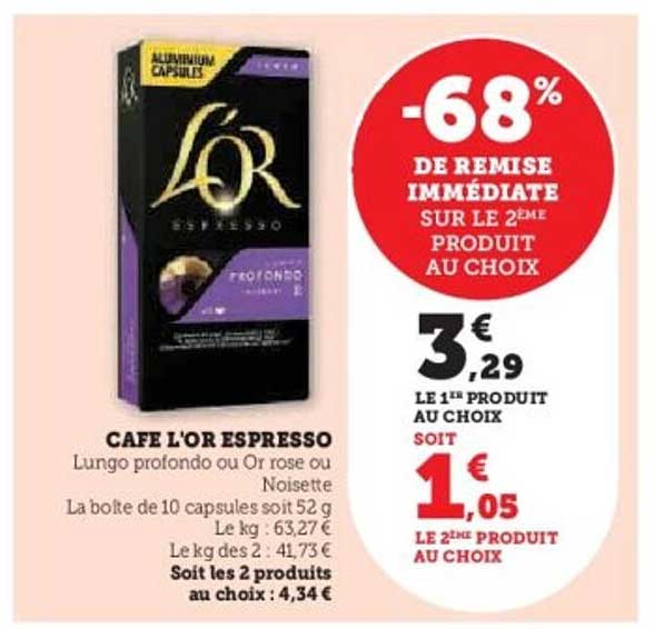 CAFE L'OR ESPRESSO
