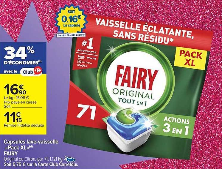 Capsules lave-vaisselle « Pack XL »