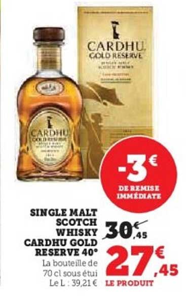 CARDHU GOLD RESERVE 40°